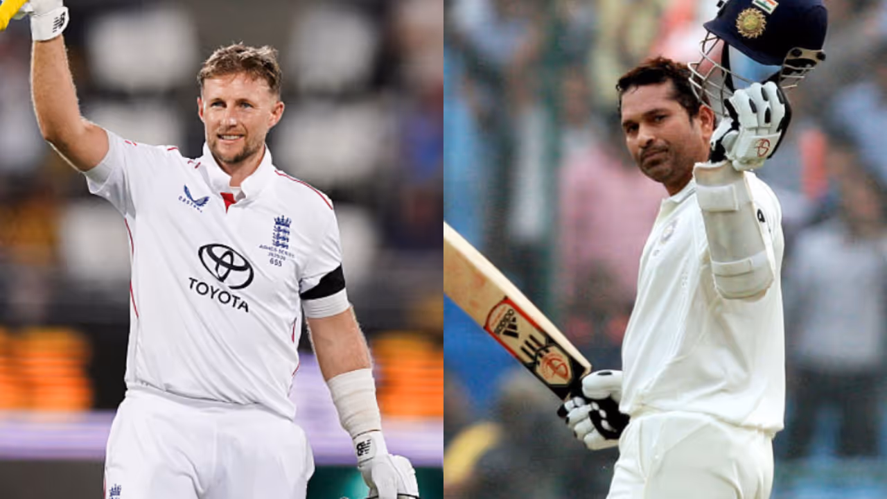 Joe Root and Sachin Tendulkar