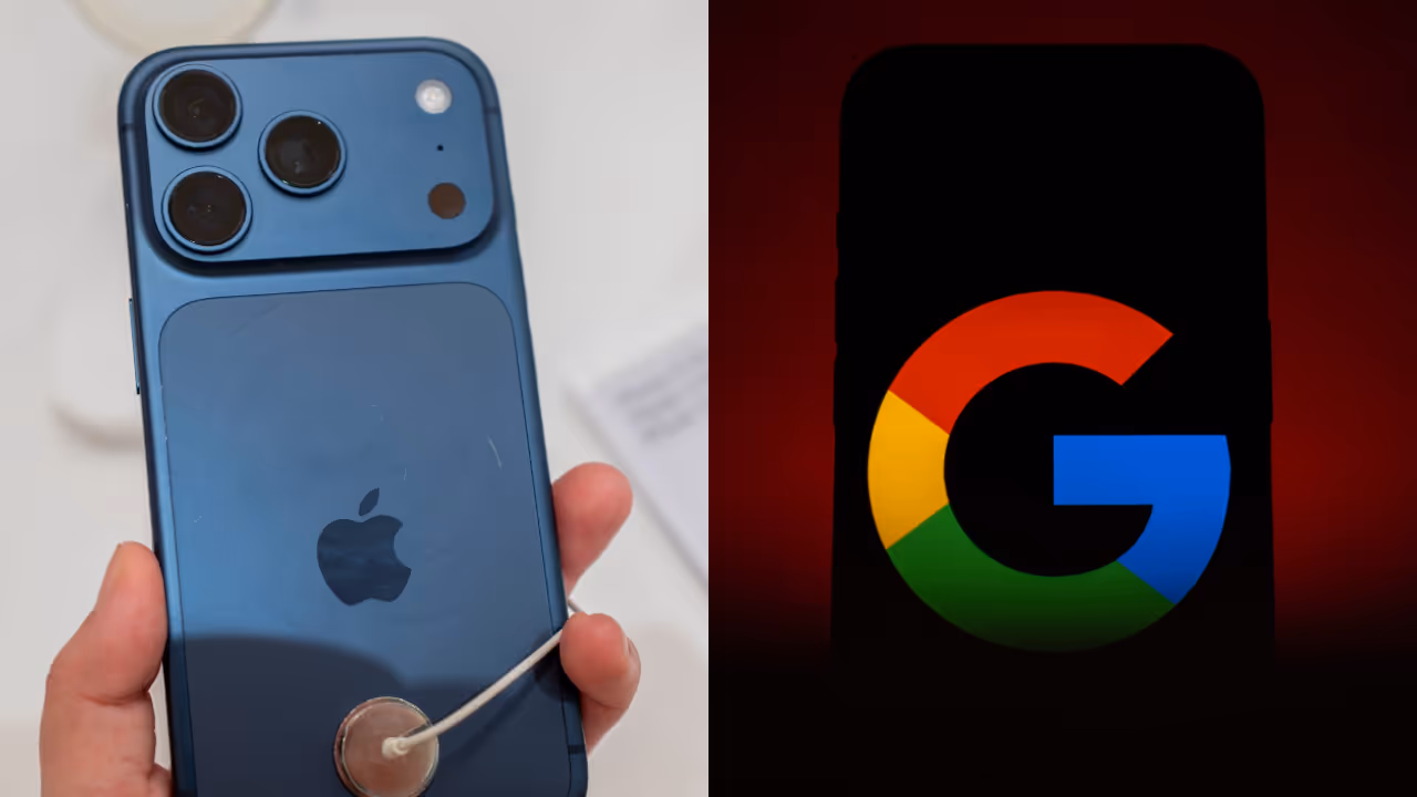 iPhone and Chrome Logo