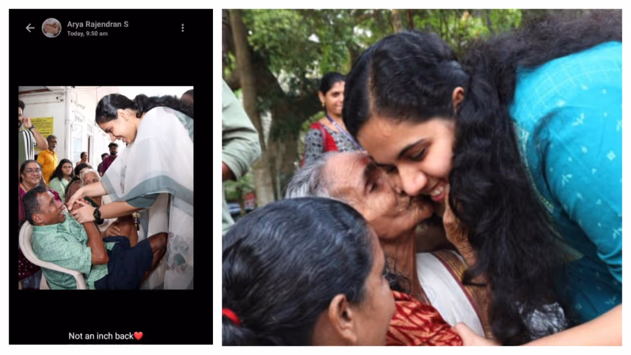 arya rajendran status arya rajendran status