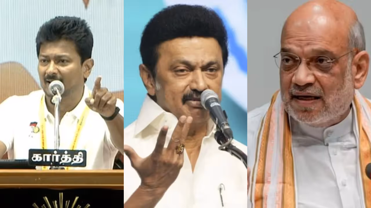 MK Stalin vs Amit Shah MK Stalin vs Amit Shah