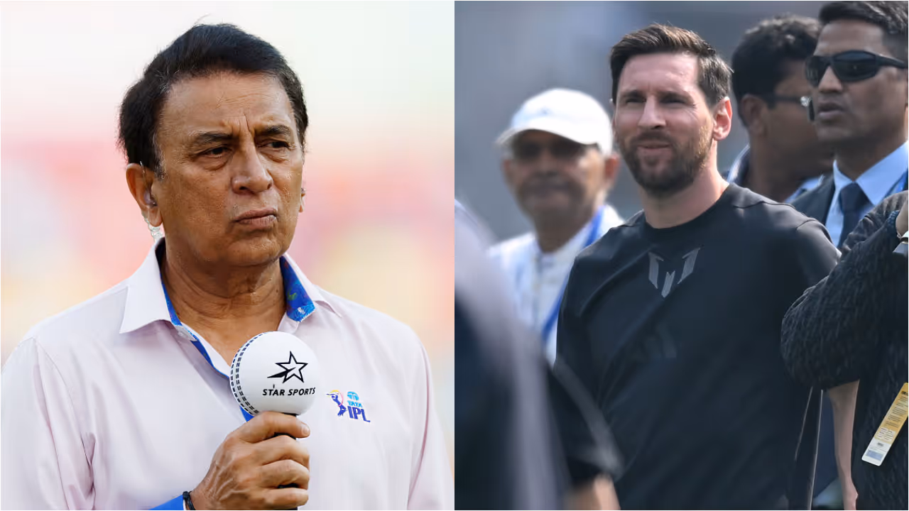 Sunil Gavaskar and Lionel Messi Sunil Gavaskar and Lionel Messi