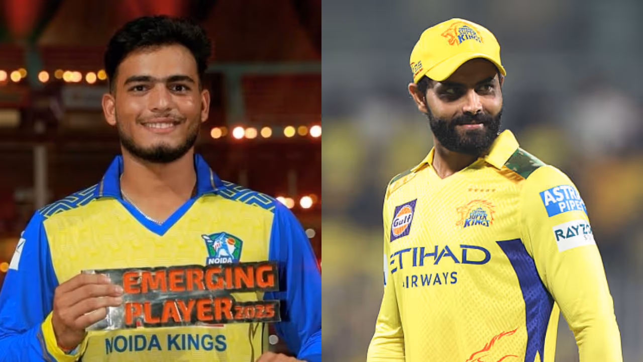 Prasant Veer and Ravindra Jadeja Prasant Veer and Ravindra Jadeja