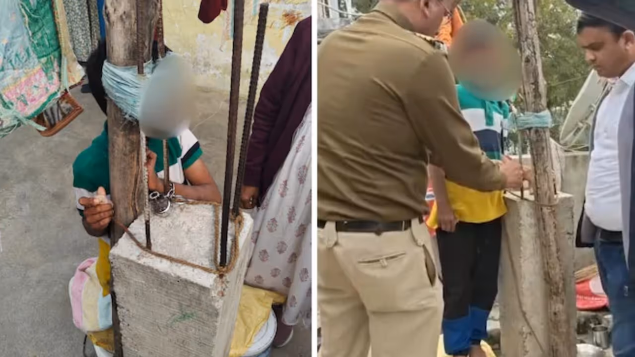 parents tied their 12 year old son with iron chains and padlocks to correct behavior parents tied their 12 year old son with iron chains and padlocks to correct behavior