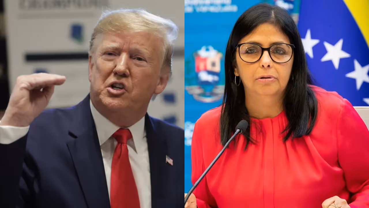 Donald trump Delcy rodriguez Donald trump Delcy rodriguez