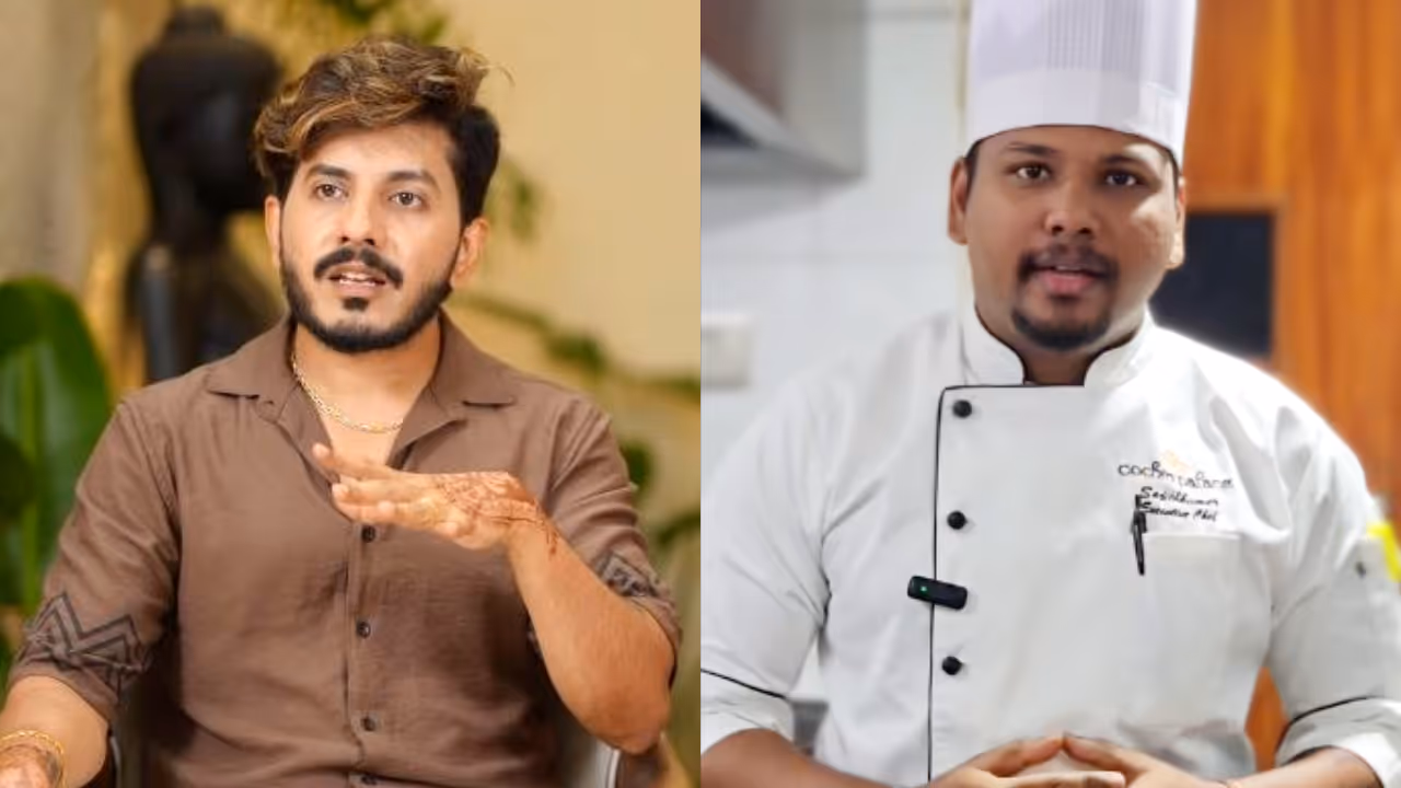 Chef sajith Kumar against youtuber Mithun Valsan meeth miri for his reference of five star hotel job Chef sajith Kumar against youtuber Mithun Valsan meeth miri for his reference of five star hotel job