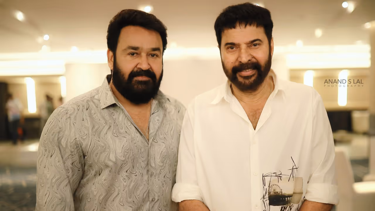 Mohanlal and Mammootty Mohanlal and Mammootty