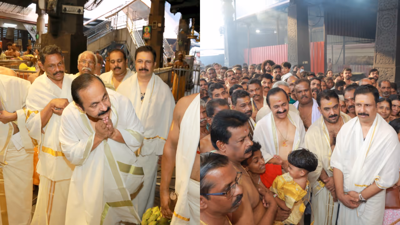 vd satheesan guruvayoor visit vd satheesan guruvayoor visit
