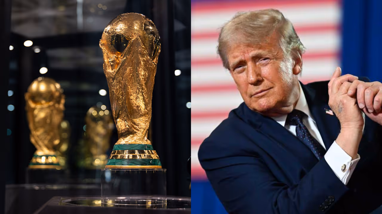 World cup trophy, Donald Trump World cup trophy, Donald Trump