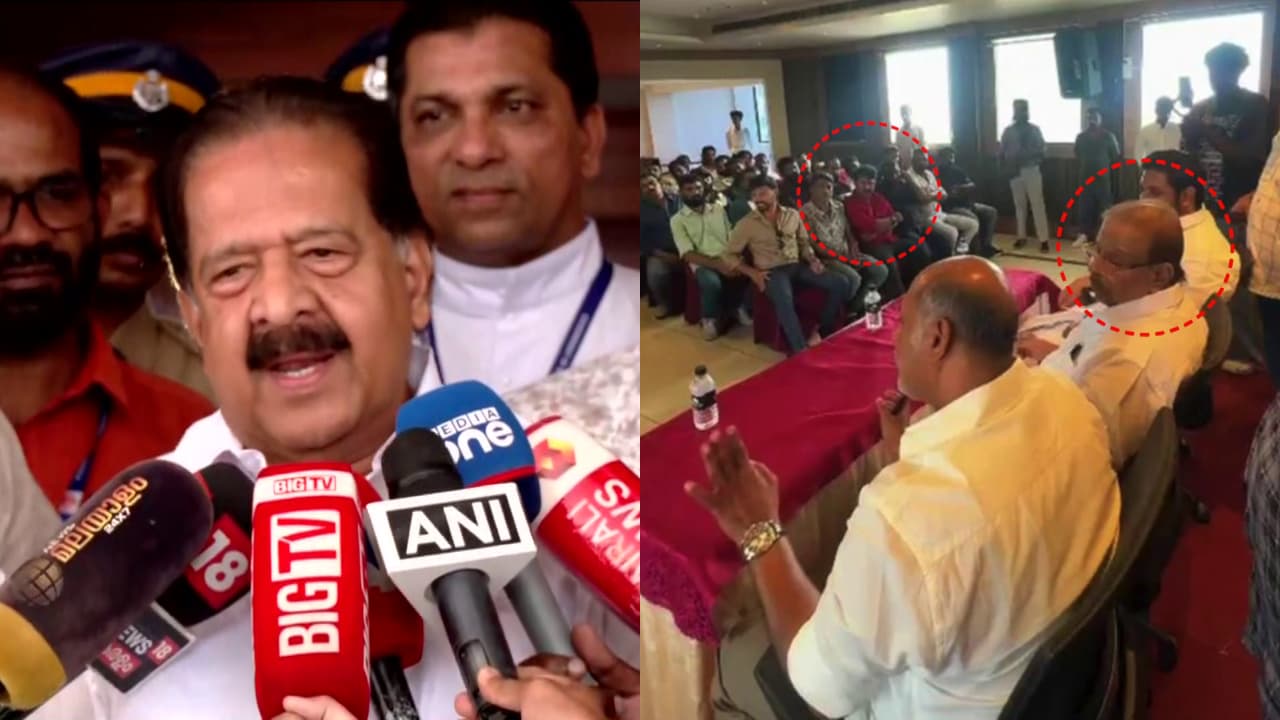 ramesh chennithala, k sudhakaran meeting ramesh chennithala, k sudhakaran meeting