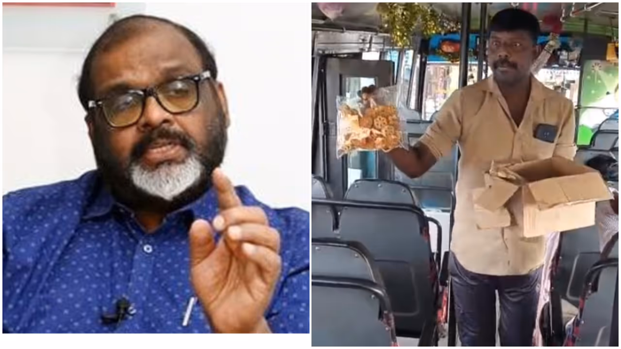 private bus employee selling murukku private bus employee selling murukku