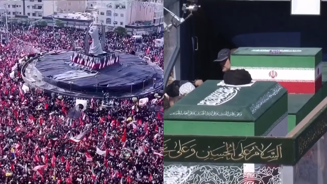 Khamenei funeral procession Khamenei funeral procession
