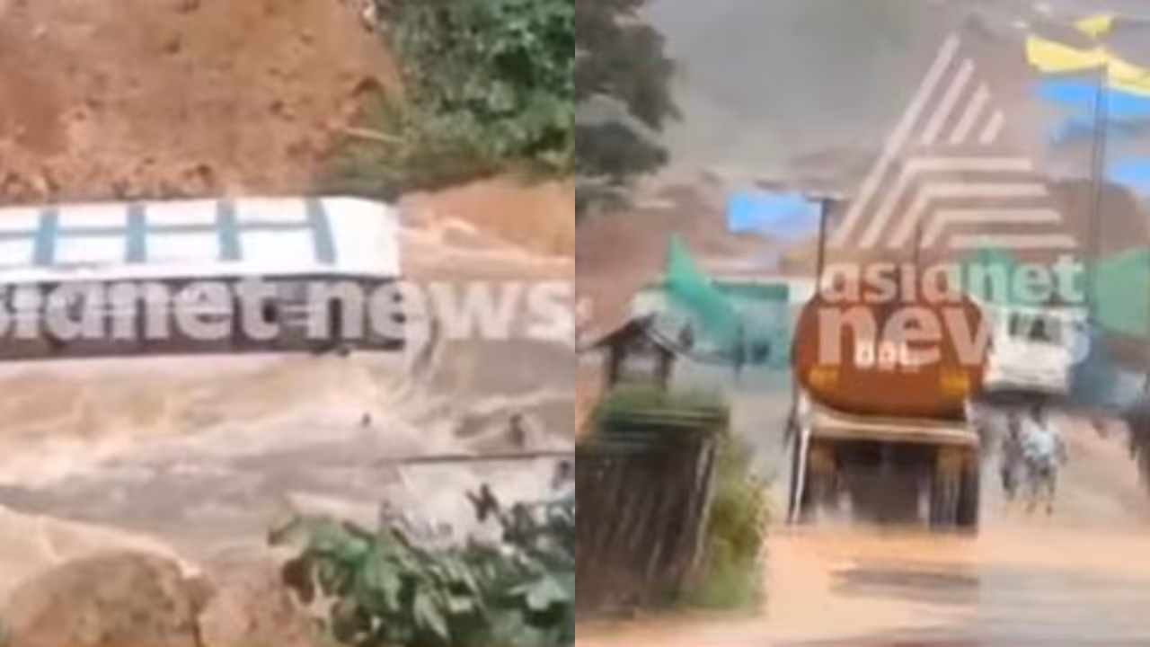 Land slide in Wayanad tunnel project Land slide in Wayanad tunnel project