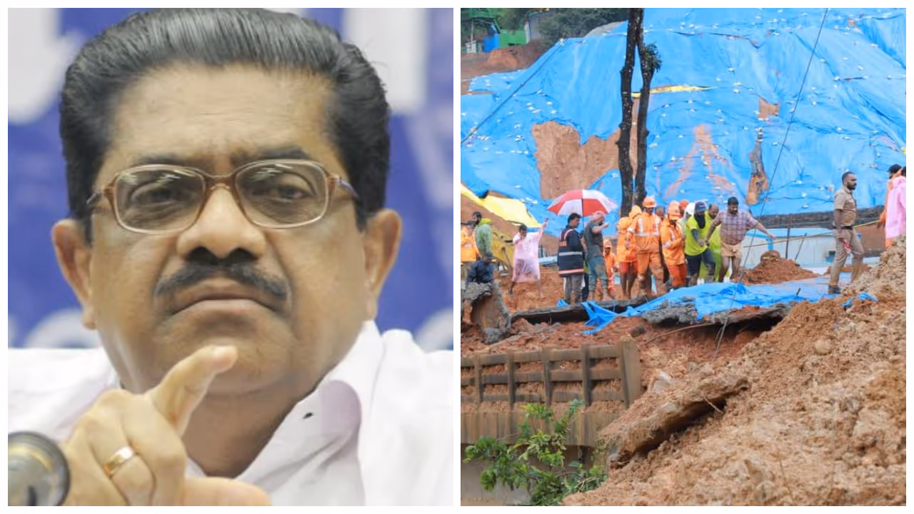 wayanad landslide vm sudheeran wayanad landslide vm sudheeran