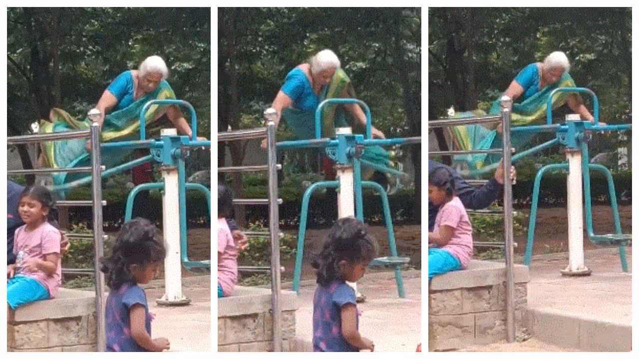 Bengaluru grandmother's heavy workout Bengaluru grandmother's heavy workout