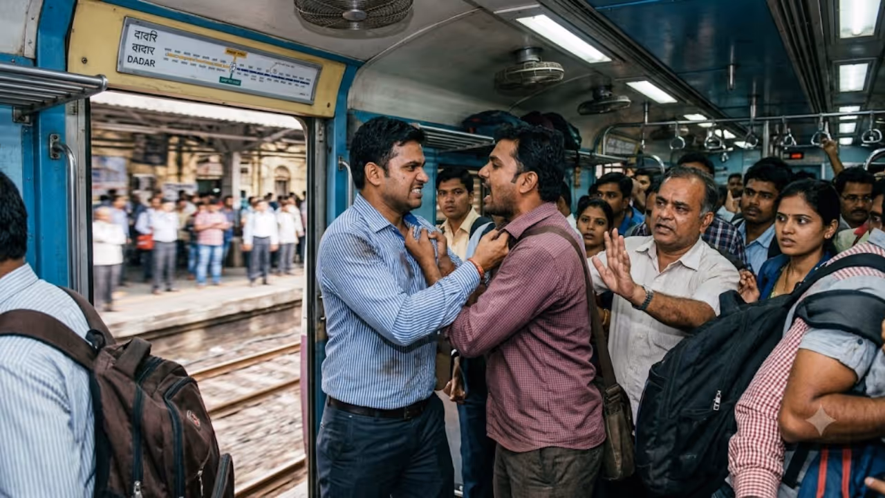 Mumbai Local Fight Mumbai Local Fight