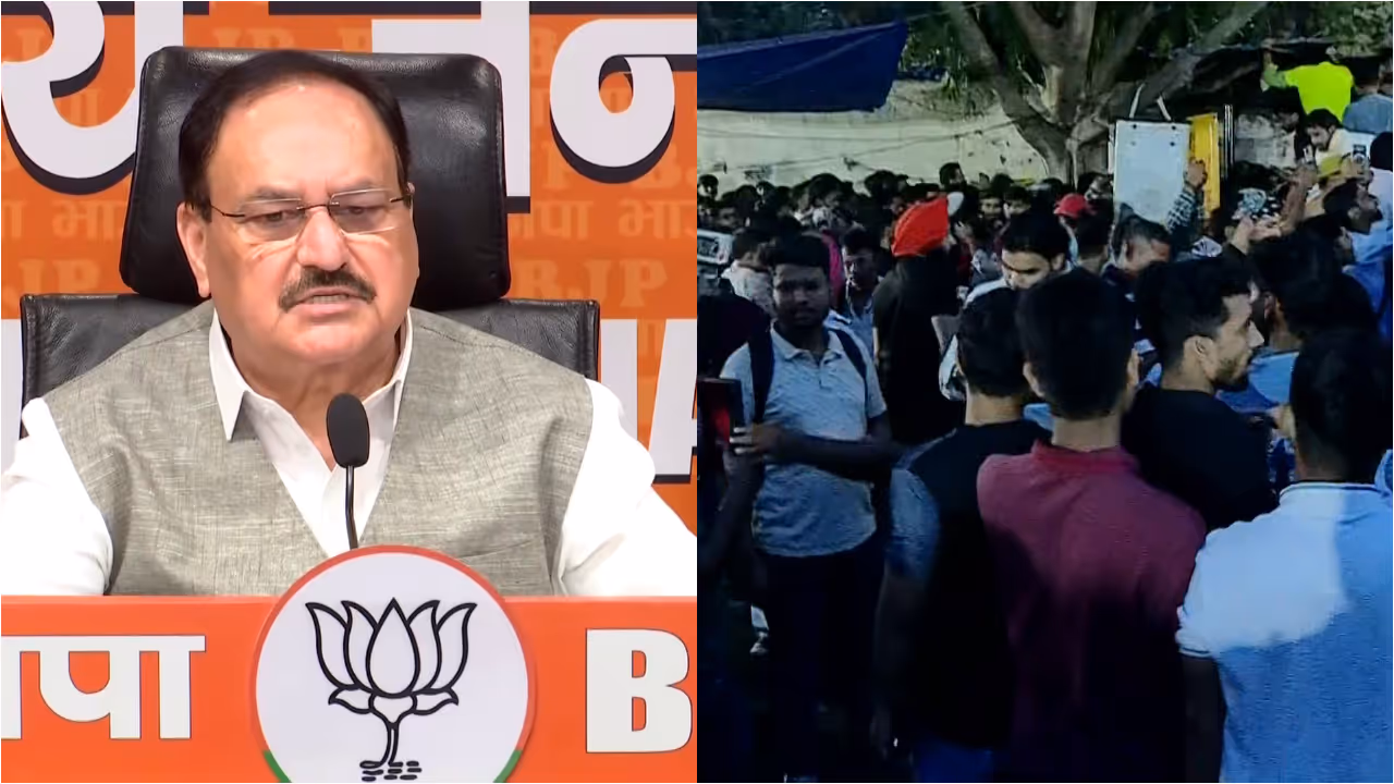 jp nadda, cjp protest jp nadda, cjp protest