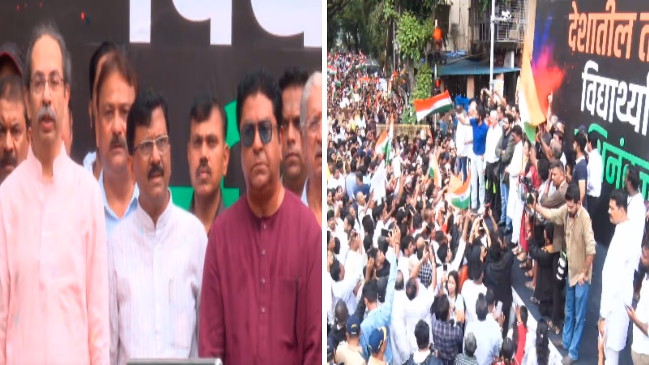 Raj Thackeray Uddhav Thackeray Tiranga Rally Raj Thackeray Uddhav Thackeray Tiranga Rally