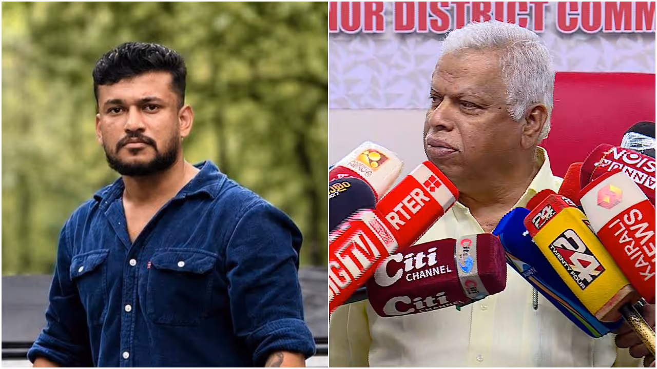 M V Jayarajan , Arjun Ayanki M V Jayarajan , Arjun Ayanki