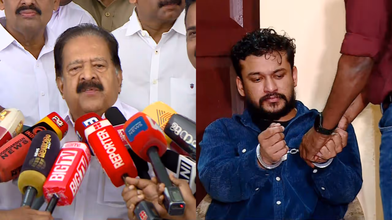 ramesh chennithala, arjun ayanki ramesh chennithala, arjun ayanki