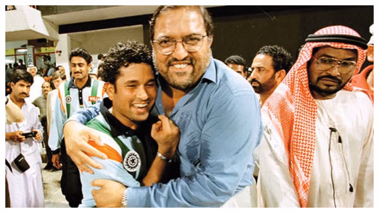 sachin with marc mascernhas sachin with marc mascernhas