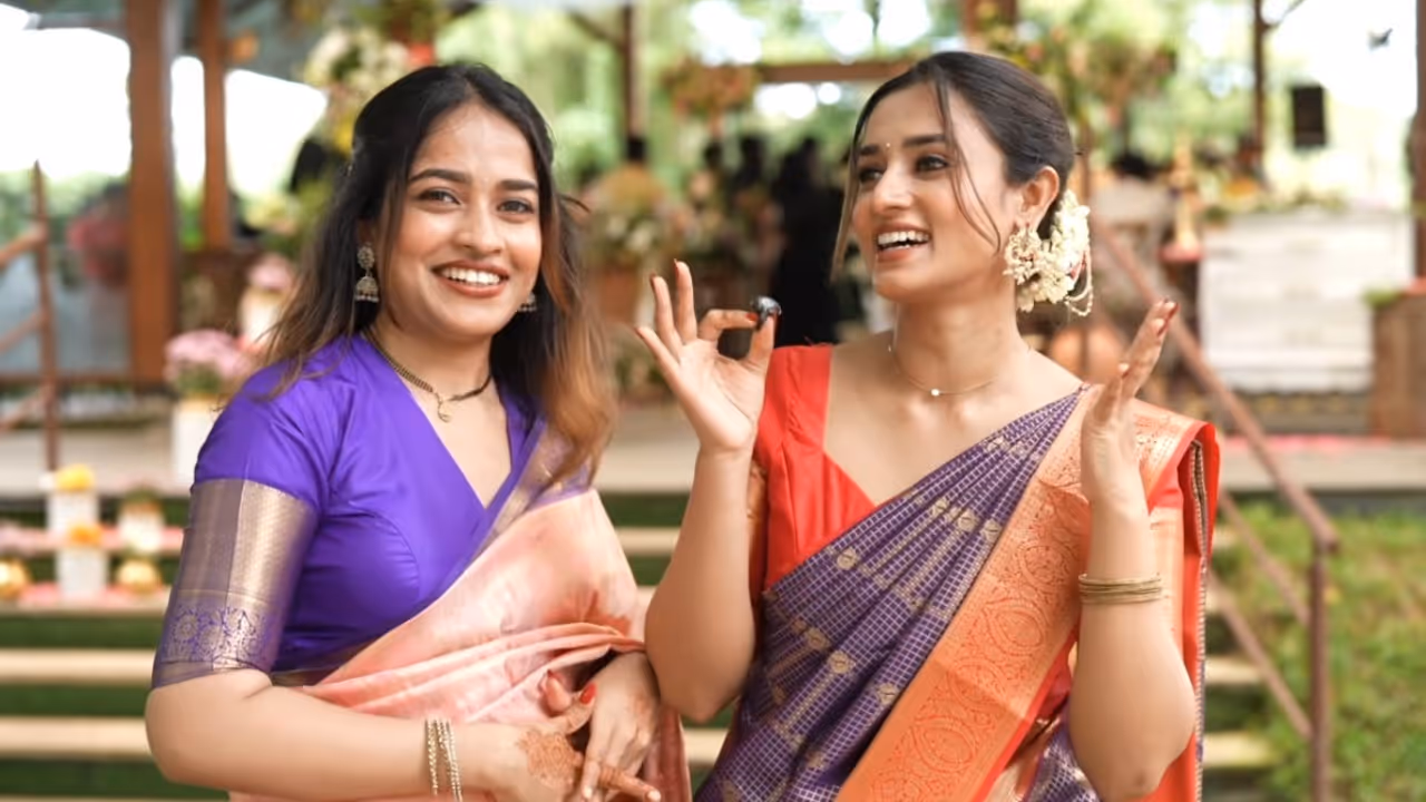 adhila and noora wishes anumol anukutty happy married life adhila and noora wishes anumol anukutty happy married life
