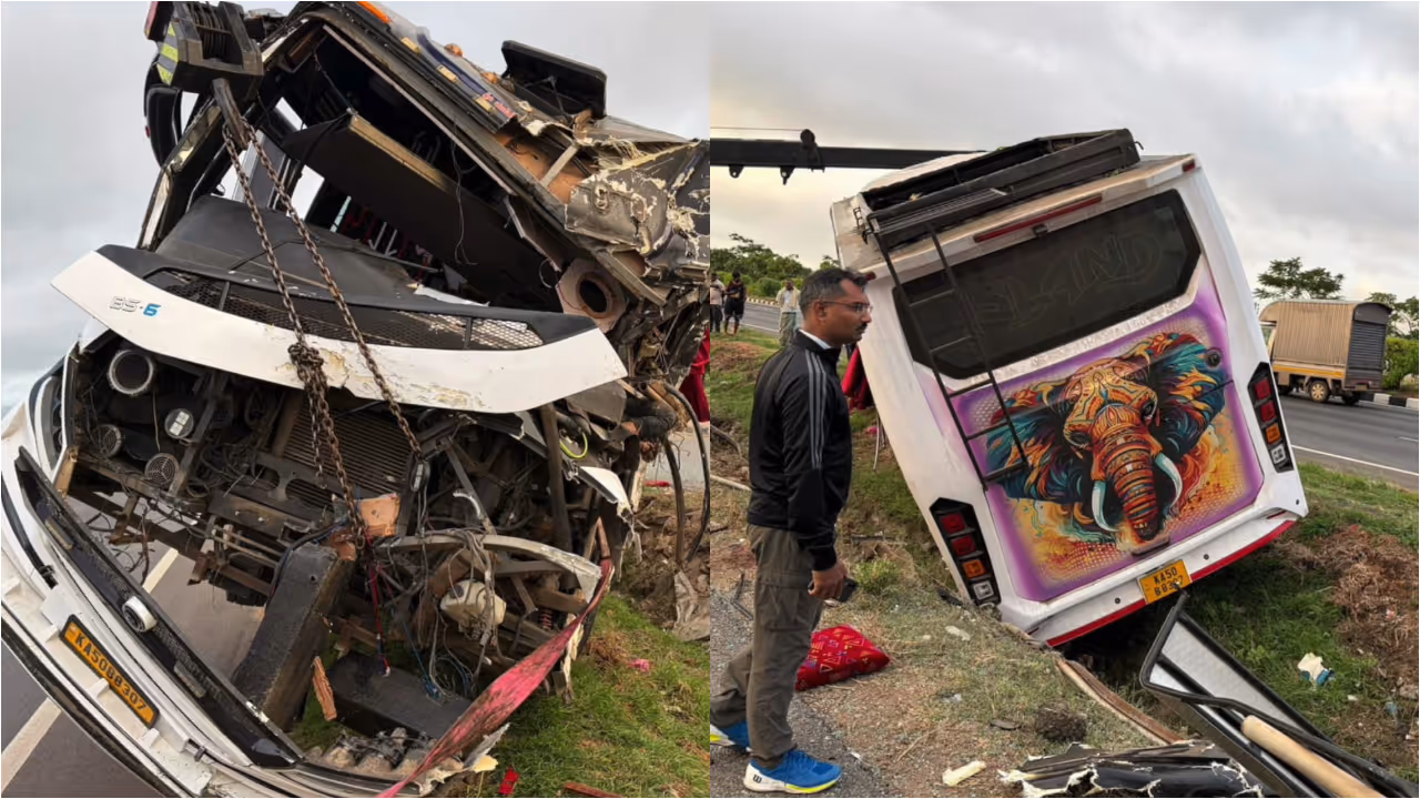 karnataka bus accident karnataka bus accident