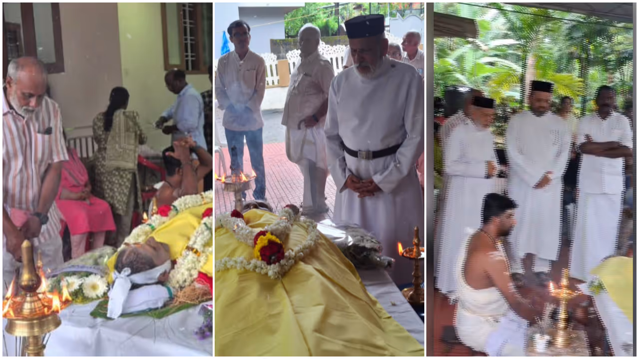 Kerala priest performs Hindu last rites Kerala priest performs Hindu last rites