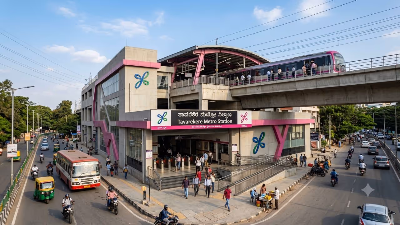 Bengaluru Tavarekere Metro Station Bengaluru Tavarekere Metro Station