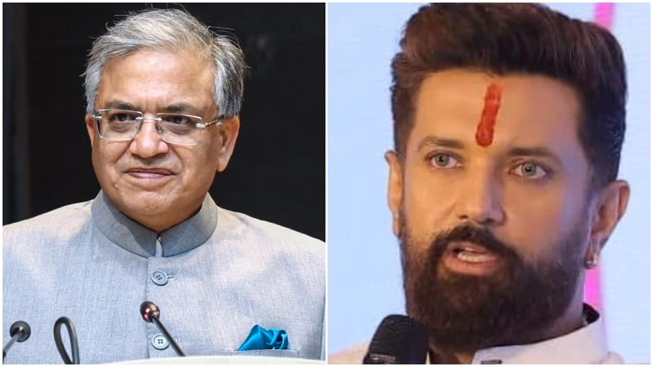 Chirag Paswan on Gyanesh Kumar Chirag Paswan on Gyanesh Kumar