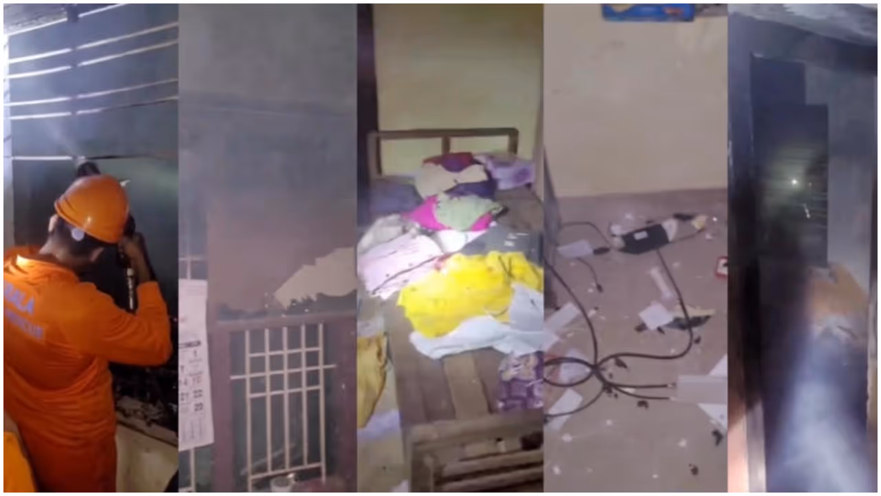 Kozhikode House Fire Attack Kozhikode House Fire Attack