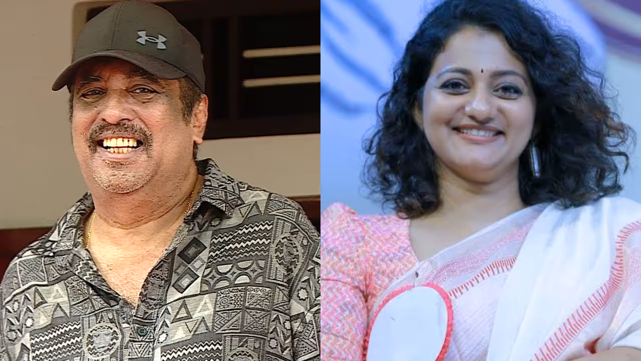 actor raveendran, priyanka nair actor raveendran, priyanka nair