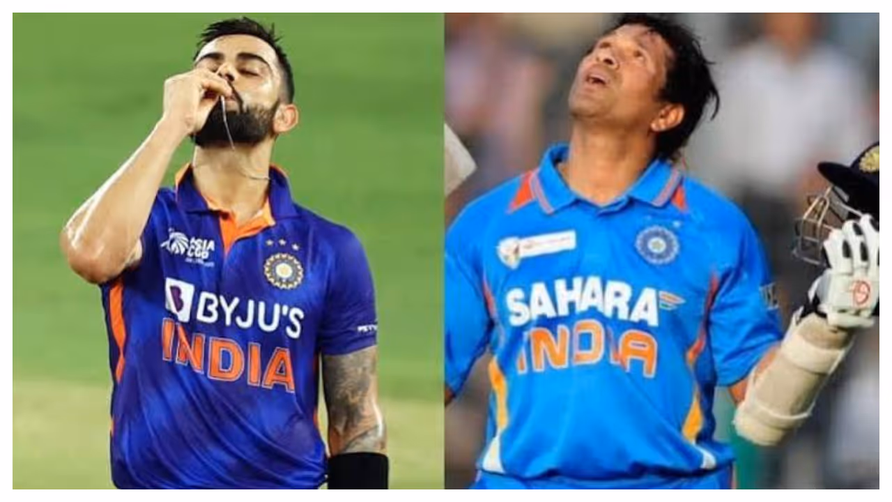 VIRAT KOHLI AND SACHIN TENDULKAR VIRAT KOHLI AND SACHIN TENDULKAR