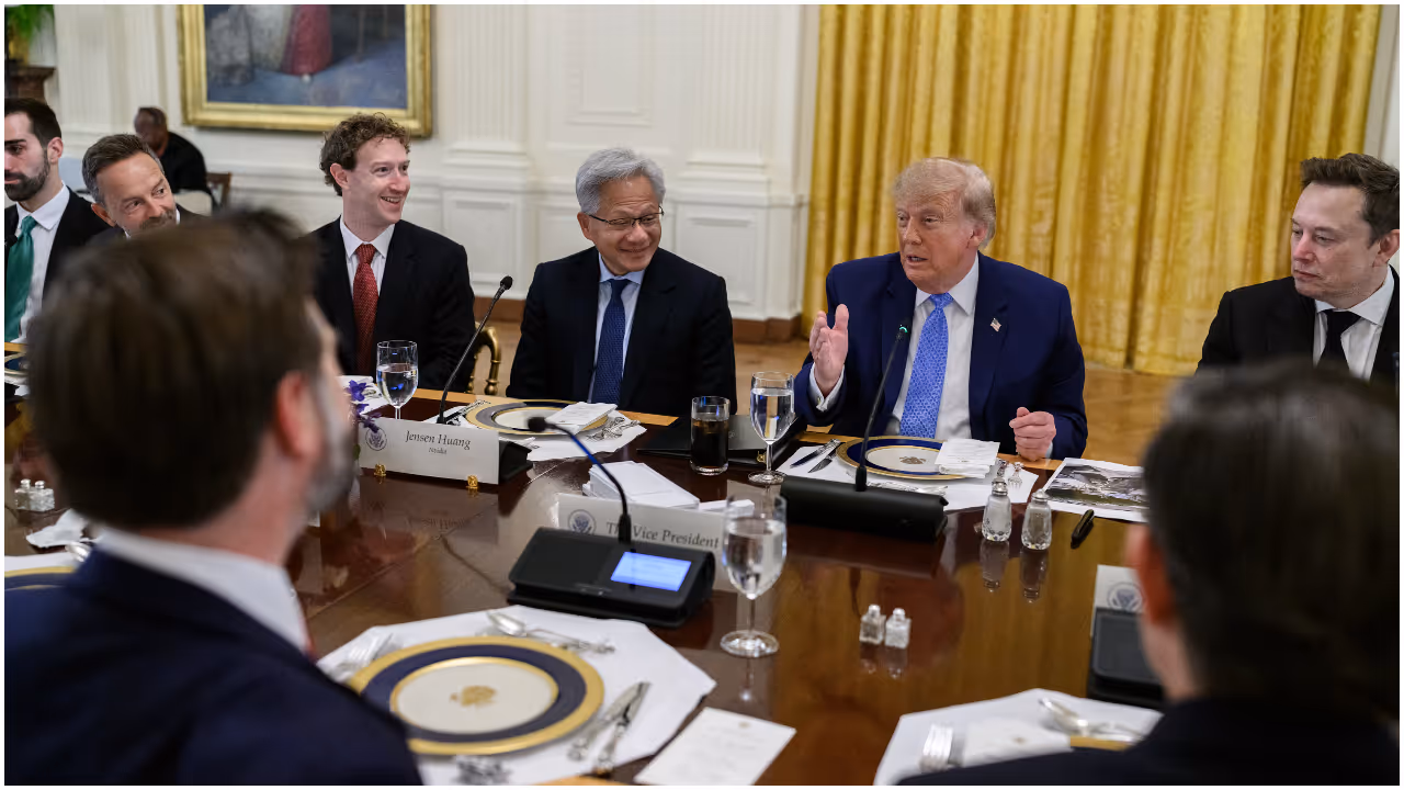 Trump in AI Summit Trump in AI Summit