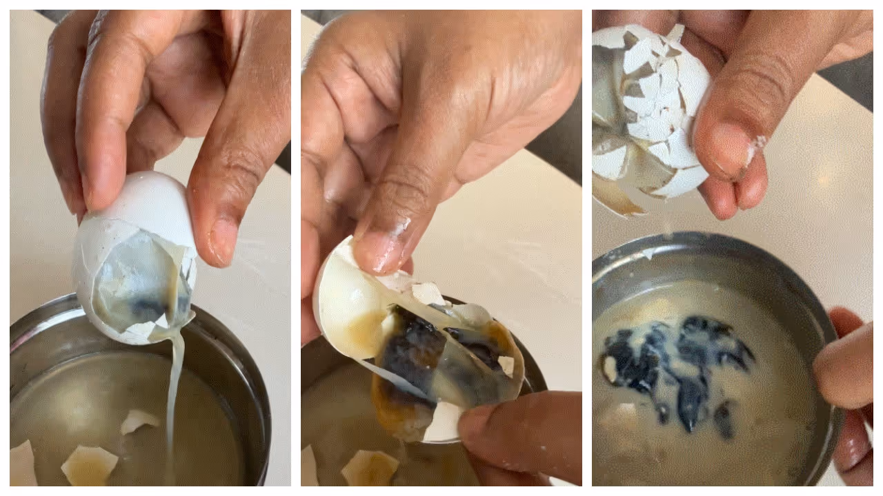 Rotten Eggs from Swiggy Instamart Rotten Eggs from Swiggy Instamart