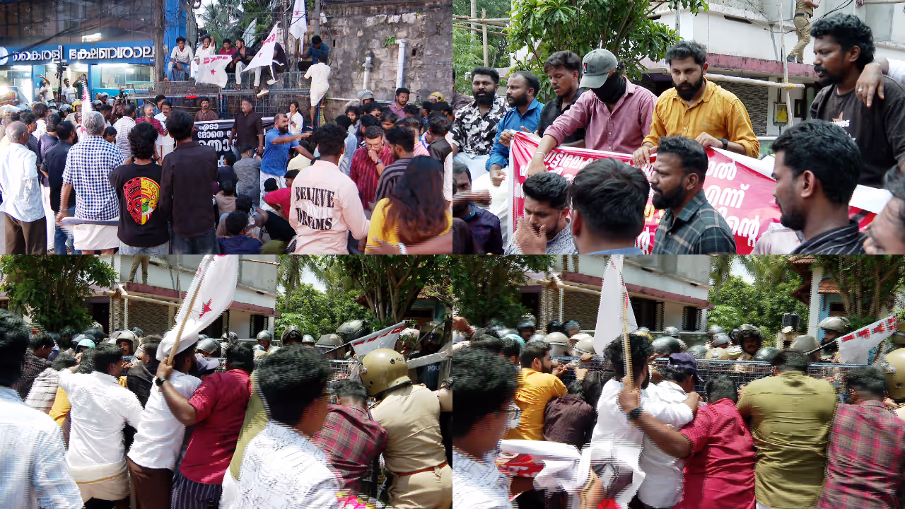 sfi march to police home sfi march to police home