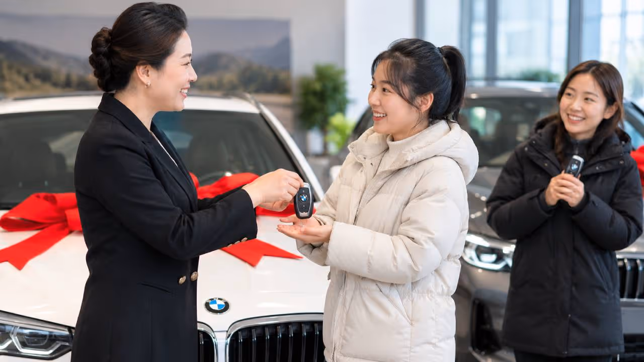 chinese Restaurant owner gifts employees BMWs chinese Restaurant owner gifts employees BMWs