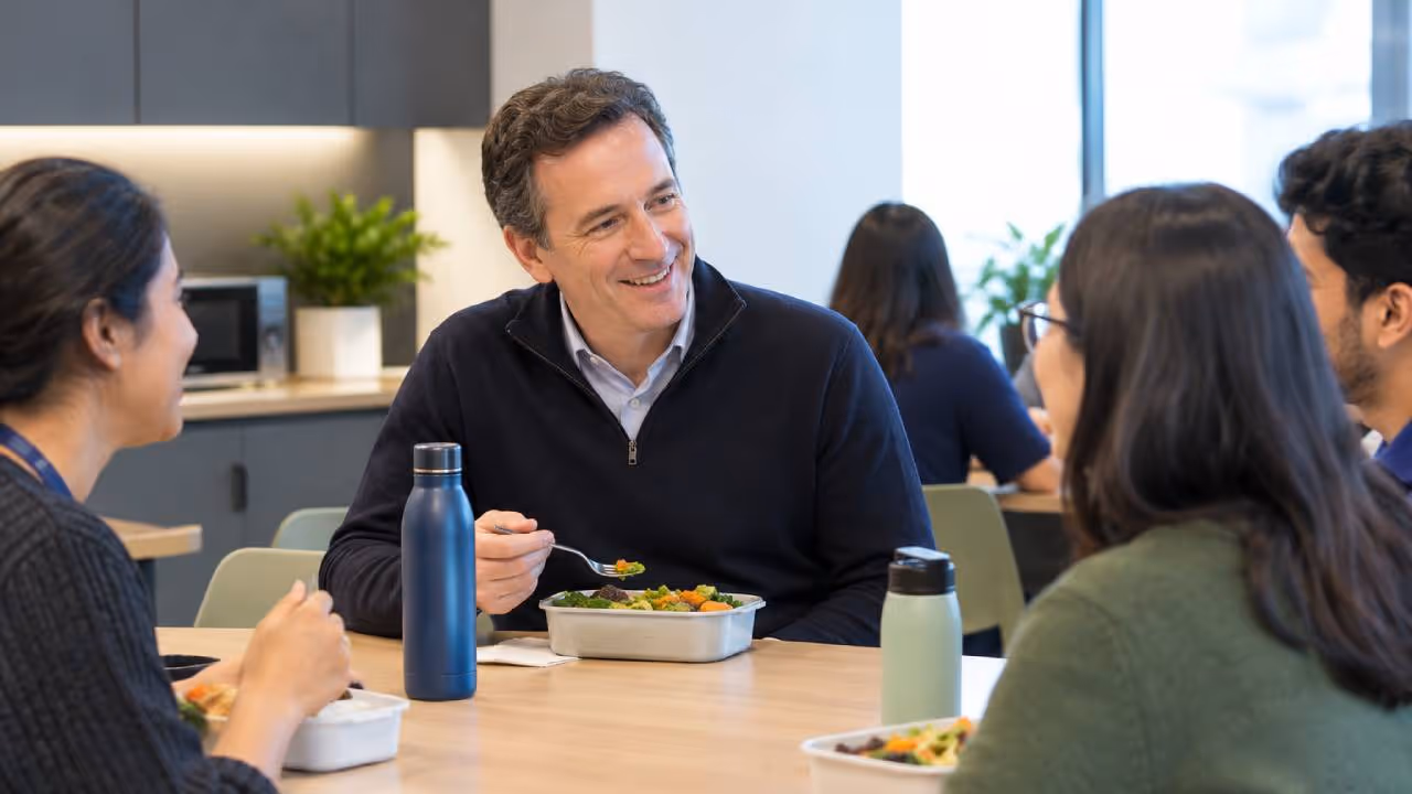 Ancestry CEO eats lunch with employees in break room reason Ancestry CEO eats lunch with employees in break room reason