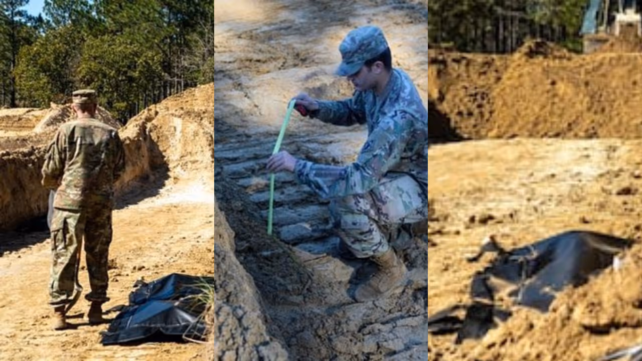 US Army Practices Mass Burials US Army Practices Mass Burials
