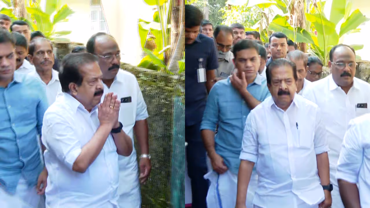 ramesh chennithala visit ramesh chennithala visit