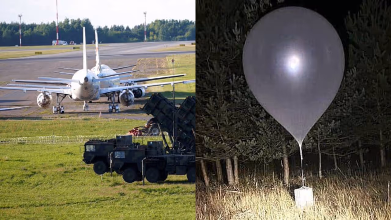 smuggled cigarettes Balloons carrying 