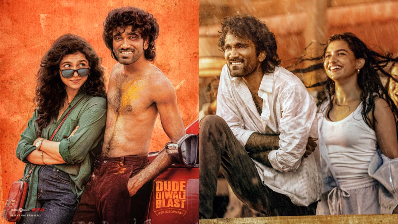 Pradeep ranganathan and mamitha baiju dude movie promotion