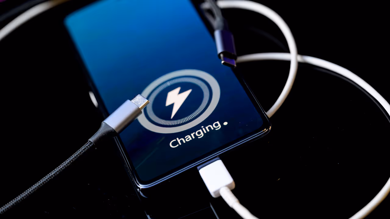 smartphone charging