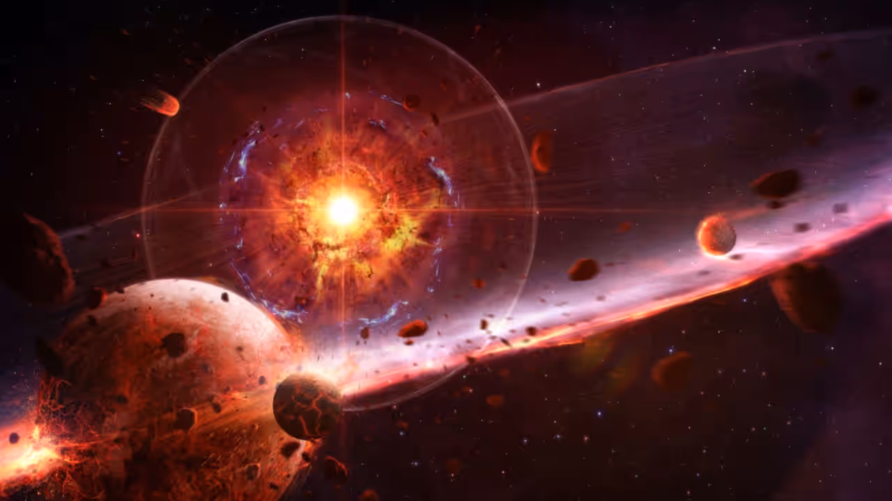 Stars explosion illustration Stars explosion illustration