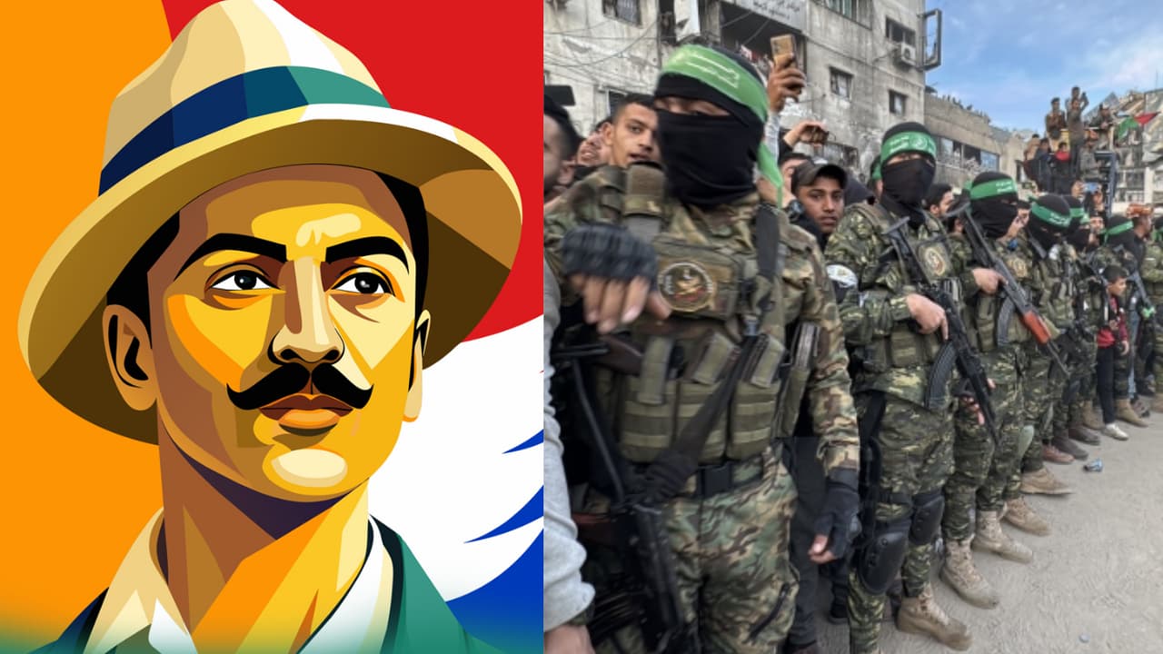 Bhagat Singh Hamas remark