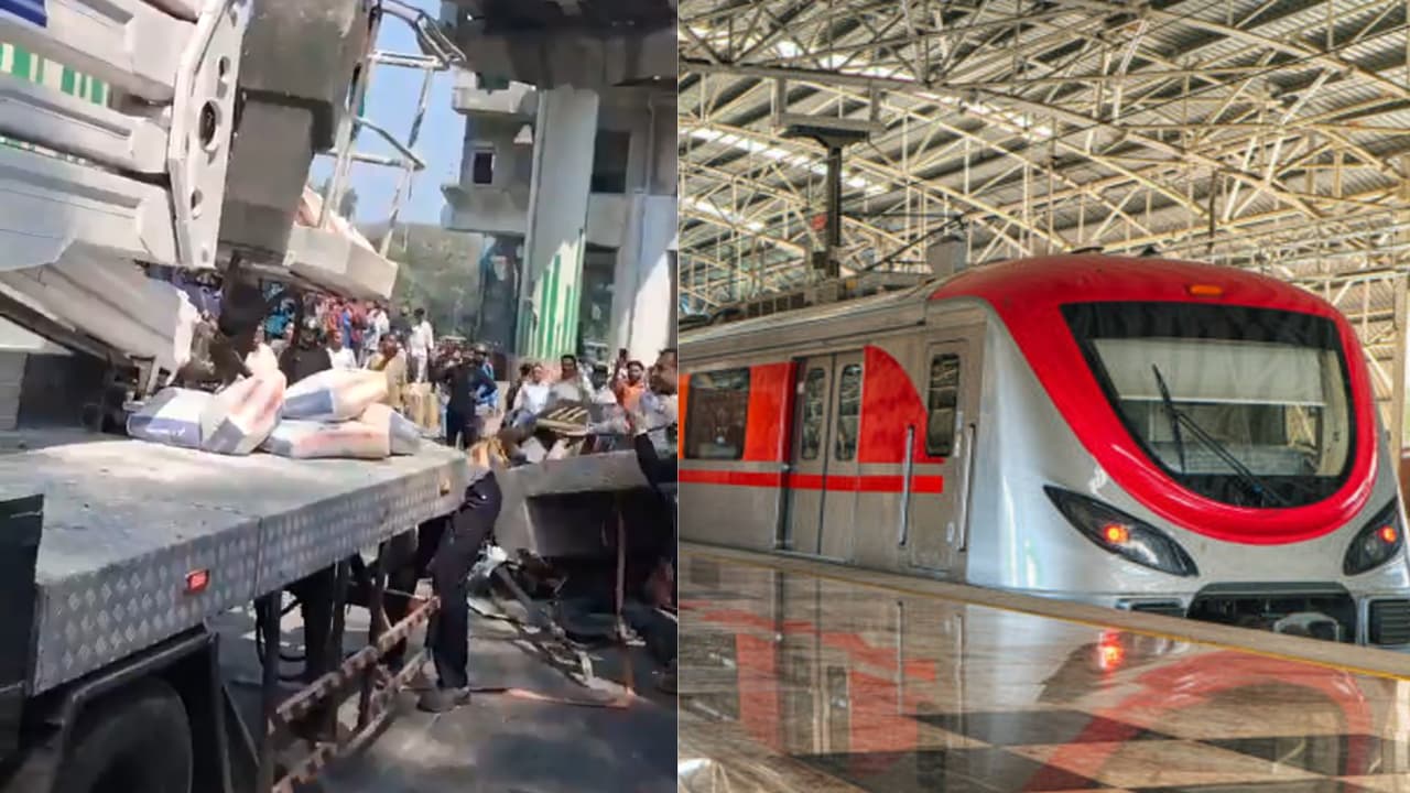 Mumbai metro pillar Mumbai metro pillar