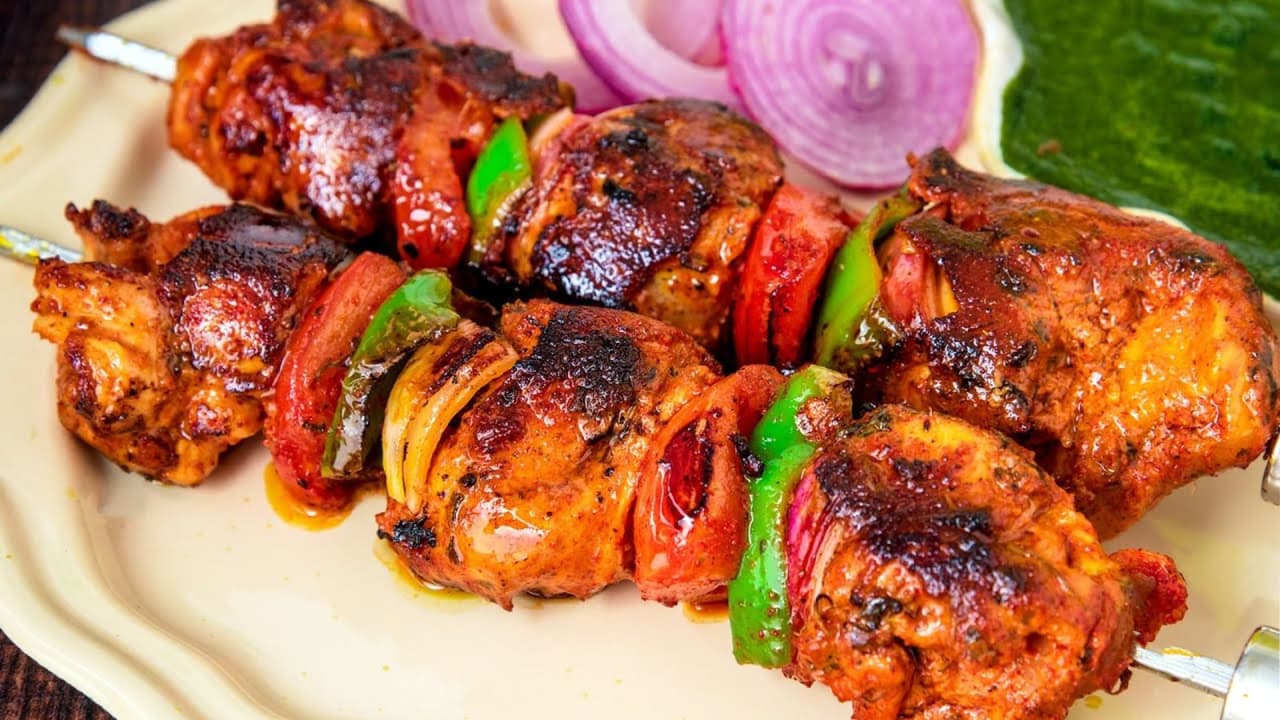 achari chicken tikka