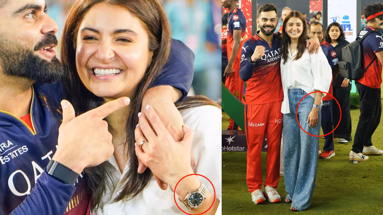 Anushka Sharma Wore Rolex Watch Worth Rs 56 Lakh for IPL 2025 final at Narendra Modi Stadium Ahmedabad