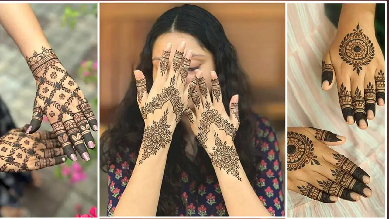 Eid Easy mehndi design Simple Tricks