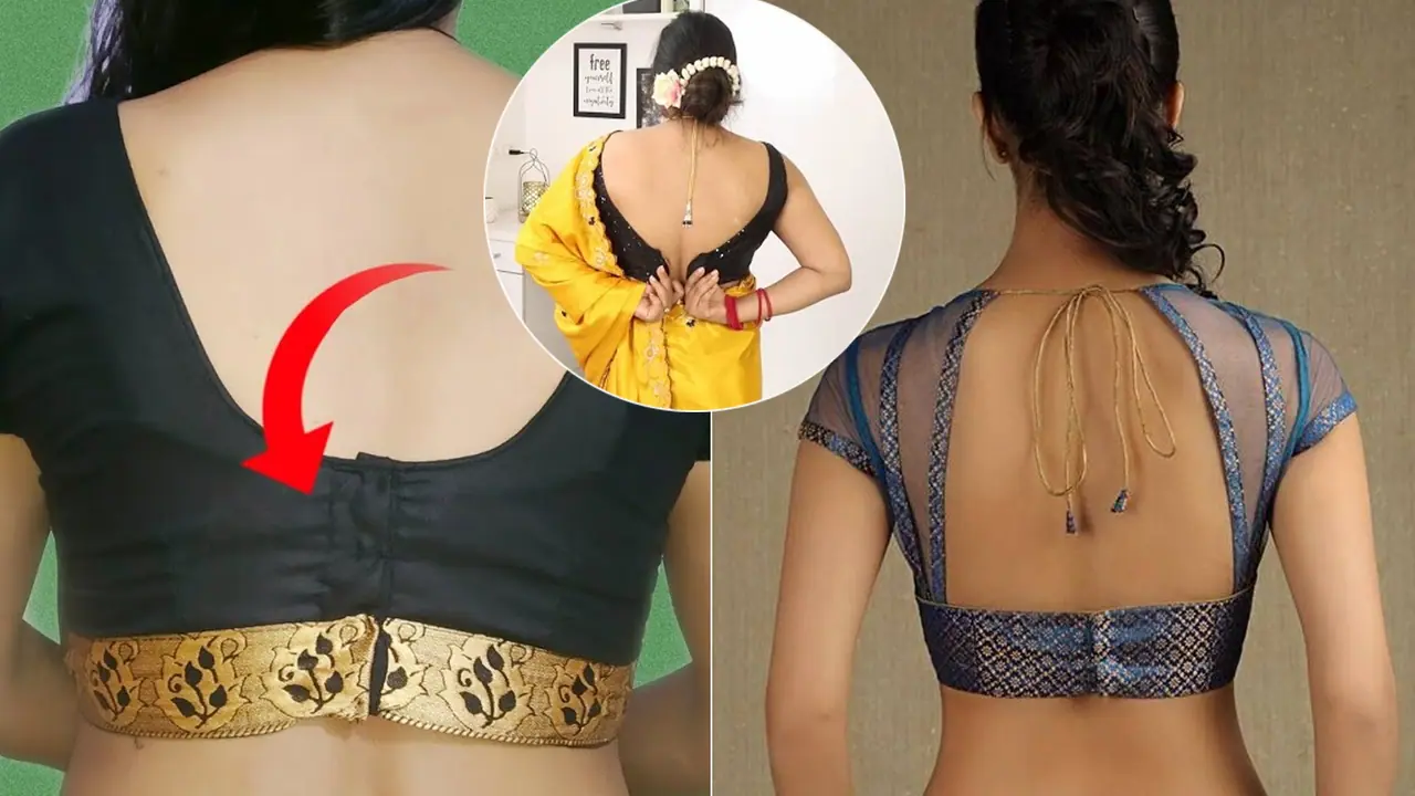 Padded Blouse Troubled by back hooks Know 5 easy solutions Padded Blouse Troubled by back hooks Know 5 easy solutions