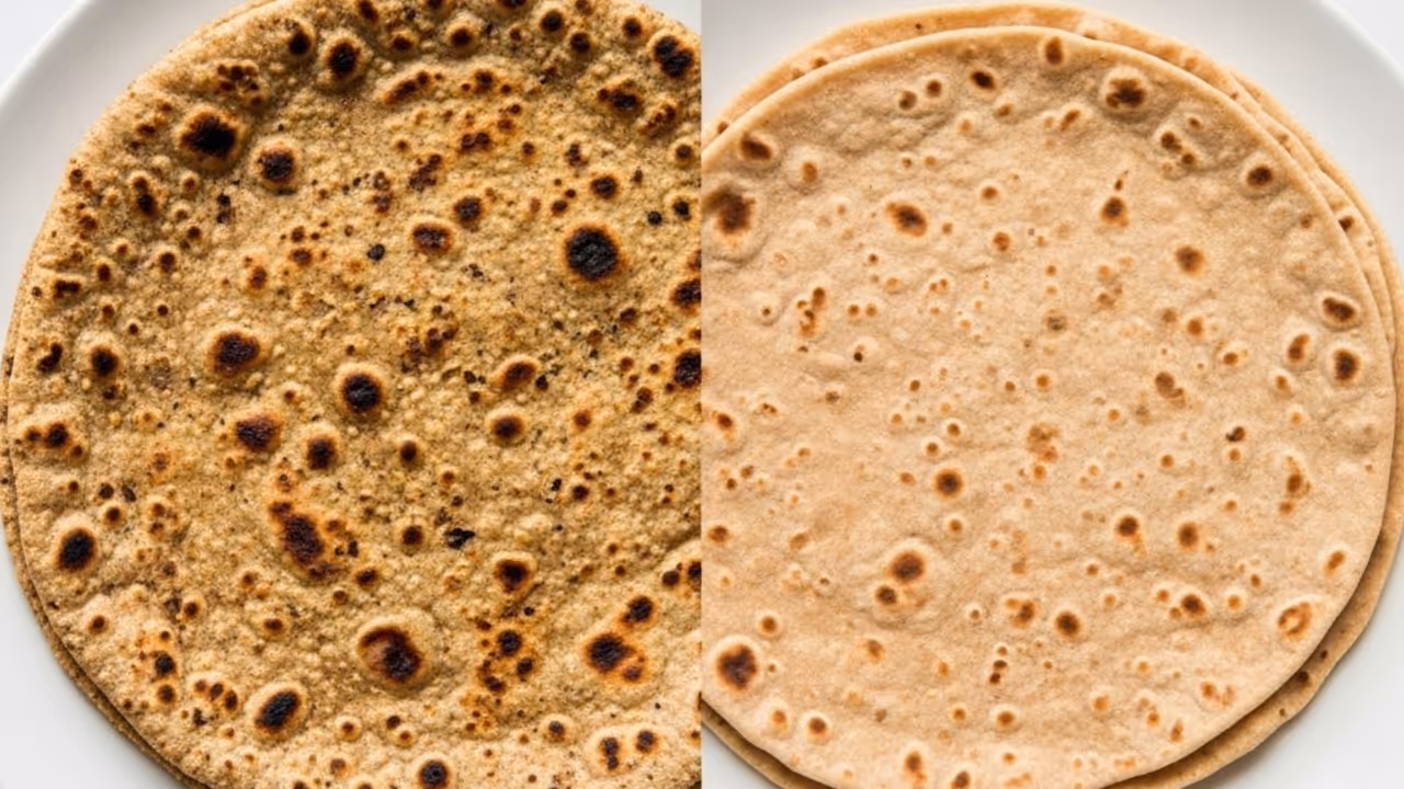 Is bajra roti healthier than wheat roti